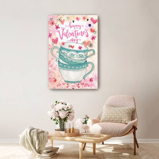 Happy Valentine's Day Canvas Giclée Art